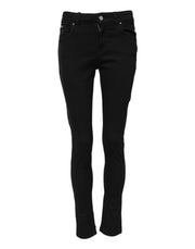Dolce & Gabbana Black Cotton Casual Skinny Denim Jeans