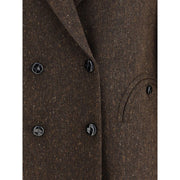 Blazé Milano Brown Fleece Wool Blazer