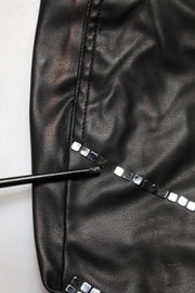 Philosophy di Lorenzo Serafini Black Embellished Tapered  Pants