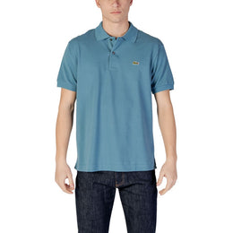 Lacoste Blue Cotton Polo Shirt