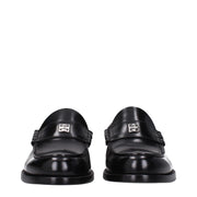 Givenchy Black Leather Slip-On Loafers