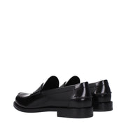 Givenchy Black Leather Slip-On Loafers