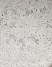 Dolce & Gabbana White Embroidery Lace Cotton Blouse Top