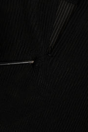 Dolce & Gabbana Black Viscose Turtle Neck Pullover Top