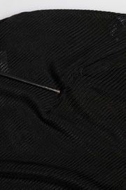 Dolce & Gabbana Black Viscose Turtle Neck Pullover Top