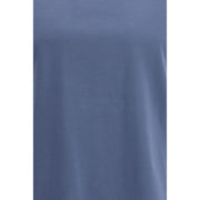Brunello Cucinelli Blue Cotton T-Shirt