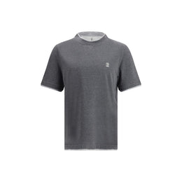 Brunello Cucinelli Gray Cotton Sportswear