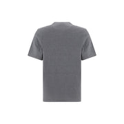 Brunello Cucinelli Gray Cotton T-Shirt