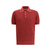 Brunello Cucinelli Red Cotton Dress Shirt