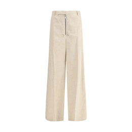 Rick Owens Beige Cotton Casual Pants