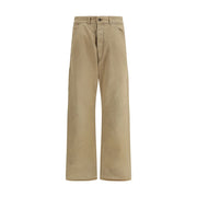 Margiela Beige Cotton Cargo Pants