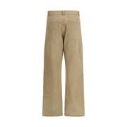 Margiela Beige Cotton Cargo Pants