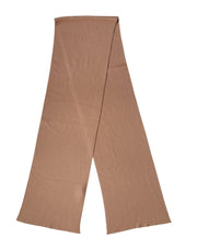 Dolce & Gabbana Brown Cashmere Knitted Neck Wrap Shawl Scarf