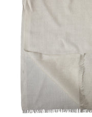 Dolce & Gabbana White Cashmere Knit Neck Wrap Shawl Scarf