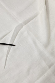 Dolce & Gabbana White Cashmere Knit Neck Wrap Shawl Scarf