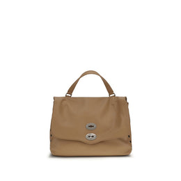 Zanellato Brown Calf Leather Bos Taurus Shoulder Bag
