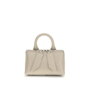The Attico Beige Calf Leather Bos Taurus Shoulder Bag