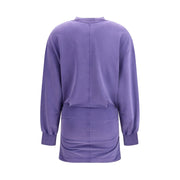 The Attico Purple Cotton Casual Dress