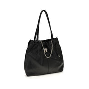 Marc Jacobs Black Calf Leather Bos Taurus Shoulder Bag