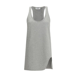 The Attico Gray Cotton Casual Dress