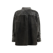 The Attico Black Denim Shirt