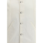 Brunello Cucinelli White Cotton Denim Jacket