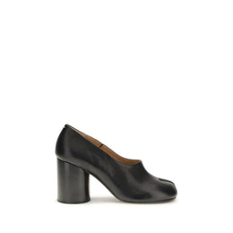 Margiela Black Calf Leather Bos Taurus Platform Pumps