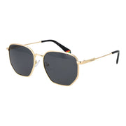 Polaroid Gold Metal Sunglasses