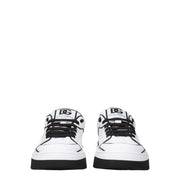 Dolce & Gabbana White Leather Sneakers