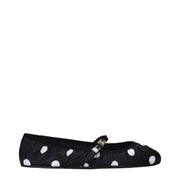 Dolce & Gabbana Black Fabric Ballet Flats