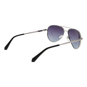 Polaroid Silver Metal Sunglasses