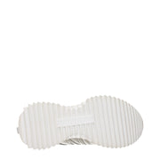 Moncler Beige Leather Low Top Sneakers