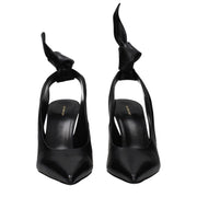 Givenchy Black Leather High Heel Pumps