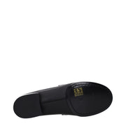 Givenchy Black Leather Slip-On Loafers