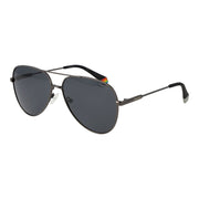 Polaroid Gray Metal Sunglasses