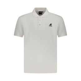 U.S. Grand Polo White Cotton Polo Shirt