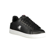U.S. Grand Polo Black Polyester Sneaker