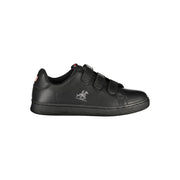 U.S. Grand Polo Black Polyester Sneaker