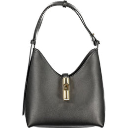 Furla Black Leather Handbag