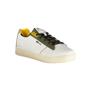 Gas White Polyester Men's Sneaker