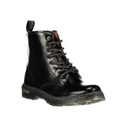Gas Black Polyurethane Men Ankle Boot
