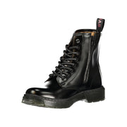 Gas Black Polyurethane Women Ankle Boot