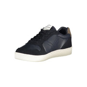 Gas Blue Polyester Men Sneaker