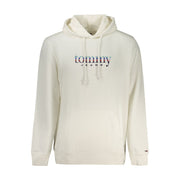 Tommy Hilfiger White Cotton Men's Hooded Sweatshirt