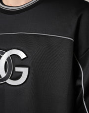 Dolce & Gabbana Black DG Logo Crew Neck Sweatshirt Sweater