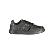 Gas Black Polyurethane Women's Sneaker