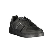 Gas Black Polyurethane Women's Sneaker