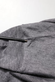 Dolce & Gabbana Gray Cashmere V-Neck Men Pullover Sweater