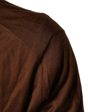 Dolce & Gabbana Brown Cashmere Turtle Neck Pullover Sweater