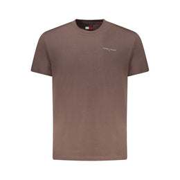 Tommy Hilfiger Marrone Cotton Mens T-Shirt